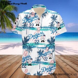 Bad-Bunny Dodgers Un Verano Sin Ti Hawaiian Shirt BBNHW16