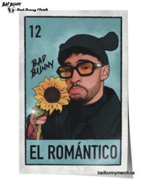 Bad Bunny El Romantico Poster BBNP8