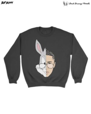 Bad Bunny Face Sweatshirt BBNS26