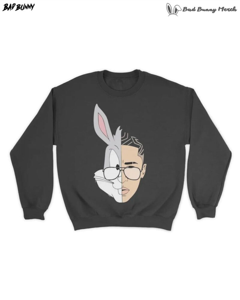 Bad Bunny Face Sweatshirt BBNS26