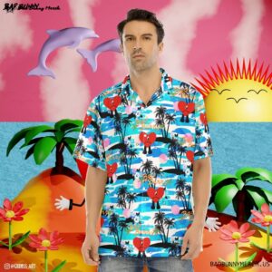 Bad Bunny Hawaiian Shirt BBNHW1