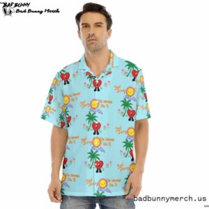 Bad Bunny Hawaiian Shirt BBNHW11