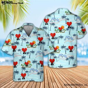 Bad Bunny Hawaiian Shirt BBNHW2