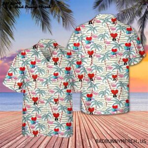 Bad Bunny Hawaiian Shirt BBNHW5
