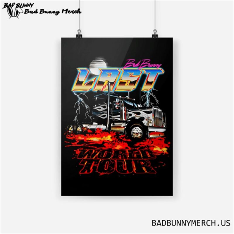 Bad Bunny Last World Tour Poster BBNP30
