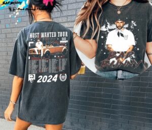 Bad Bunny Most Wanted Tour 2024 Shirt BBNT5