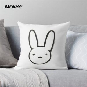 Bad Bunny Classic Logo Pillow