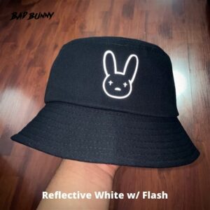Bad Bunny Logo Black Bucket Hat