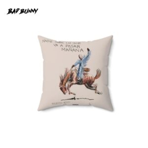 Bad Bunny Nadie Sabe Pillow