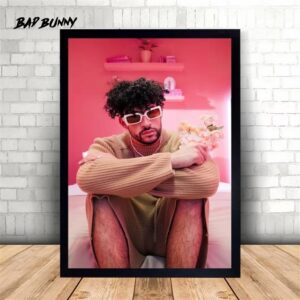 Bad Bunny Pop Music Poster