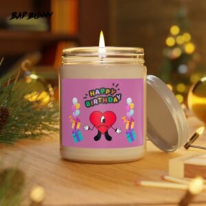Happy Birthday Heart Scented Candle