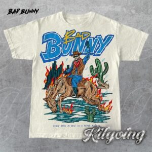 Limited Bad Bunny Vintage Cowboy T-Shirt